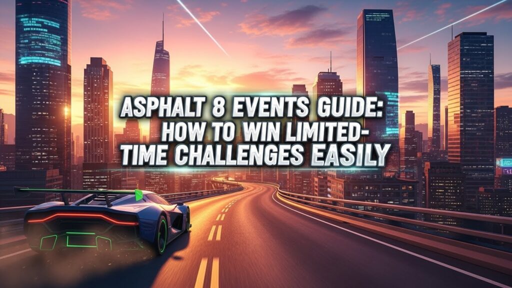 Master Asphalt 8 events guides